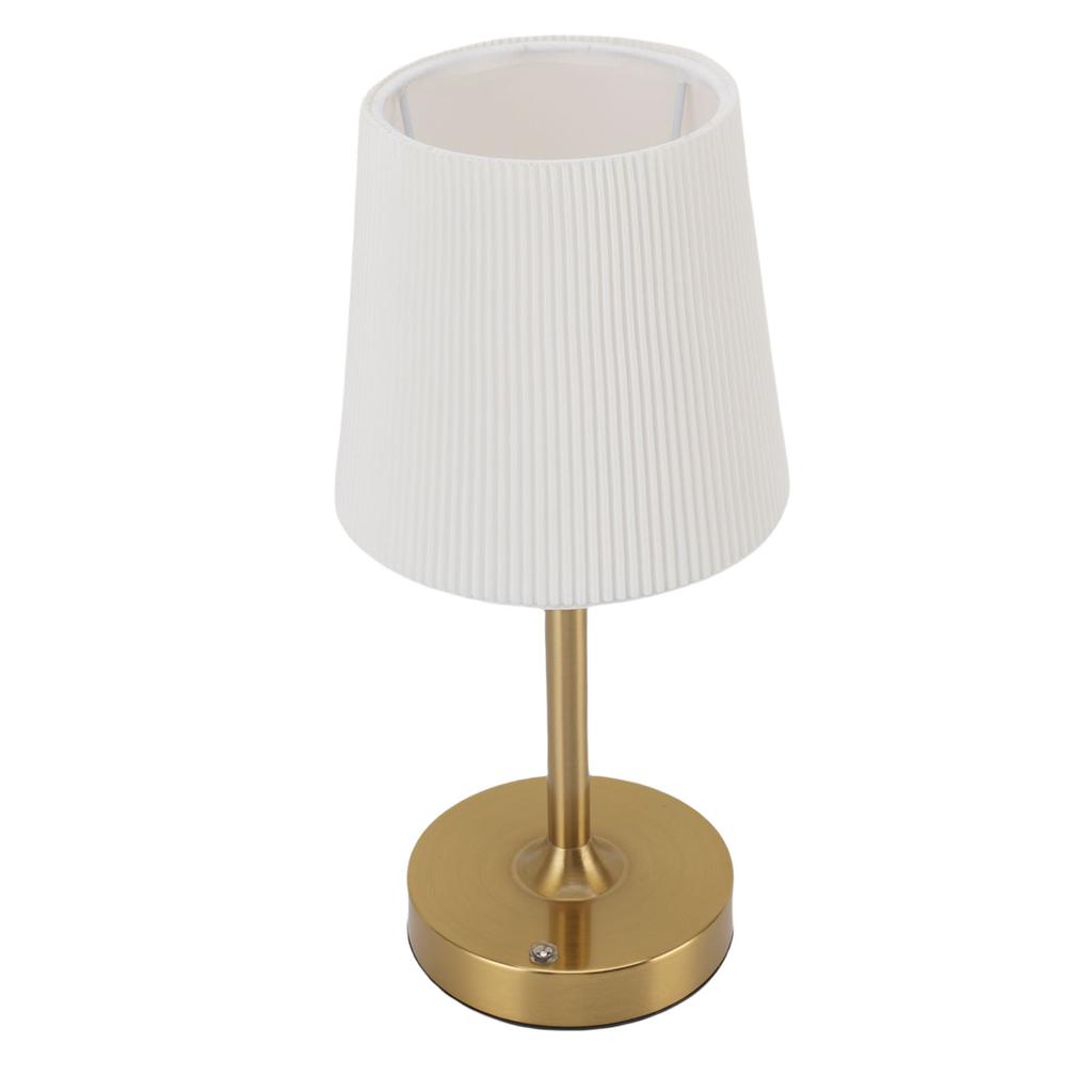 Cordless LED Table Lamp Touch Control Stepless Dimmable E12 Rechargeable Bedside Table Lamp for Nightstand Living Room