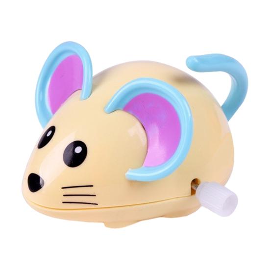 Kids Wind-up Mouse Toy Mini Cartoon Rat Clockwork Toy Toddlers Boys Girls Educational Walking Animal Toy Party Favors