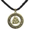Slavic Norway Valknut Pagan Amulet Pendant Men Necklace Scandinavian Viking Jewelry