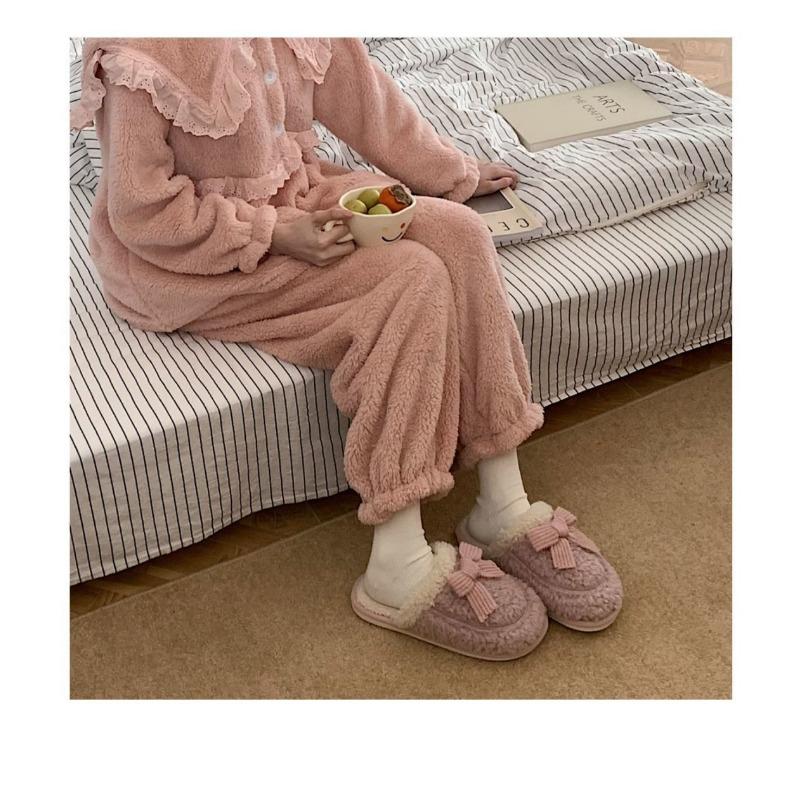 Хлопковые тапочки женские, осенние и зимние хлопковые тапочки, грязеотталкивающие, с толстой подошвой, нескользящие, супер мягкие, теплые домашние тапочки