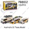MOC PB8801-8849 Технический Чемпион Скорости Модель Гоночного Автомобиля MX5 Кемпер Контейнер Строительный Блок Кирпич Сборка Игрушки Детский Рождественский Подарок