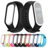 Sports Soft Silicone Two Color Wristband Wrist Strap For Mi Band 4