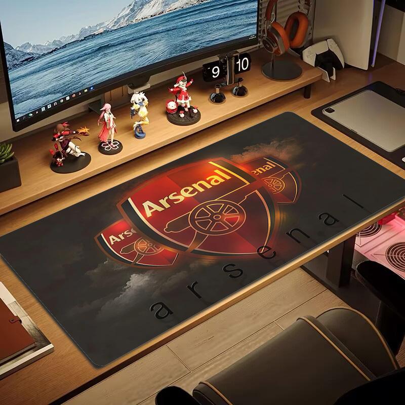 Arsenal Football Club3 Print Cushion Non-slip Laptop Tablet Big Mousepad XXL Mat Mini PC Playmat With Lock edge