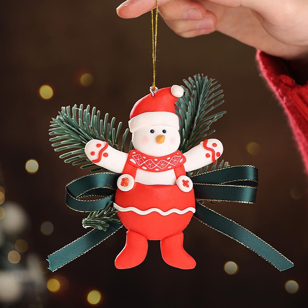 Рождественские подвесные украшения для машин, рождественские колокольчики, подвесные украшения для елки, рождественские украшения для интерьера, снеговики, носки Санты