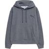Puma Логотип Худи с длинным рукавом свободного кроя Мужские худи Серый 940900-02