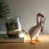 Magnetic Goose Key Holder Statue Duck Key Hanger Resin Figurine Sculpture Home Office Desktop Decoration Ornament