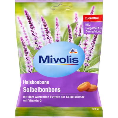 DM Mivolis Конфеты со вкусом шалфея без сахара 125 г