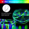Solar Led Strip Lights.  5M 10M . With Remote, 8 Lighting Modes Auto ON/Off, IP67 Waterproof  ,DIY For Fen,Roof,Staircase,