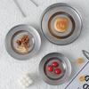 1PC Desserts Plate Egg Shaped Tray Elliptical Plate Modern Stainless Steel Plate Storage Tray 17/19/21/23cm