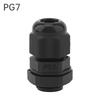 PG Cable Gland,Black Plastic Nylon Cable Connector,IP68 Waterproof Wire Glands Connector Fitting,PG7-PG19 Cable Gland,Simple Installation