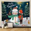 Европейский и американский рождественский печатный гобелен, настенный ковер, картина, фоновая картина, подвесная ткань