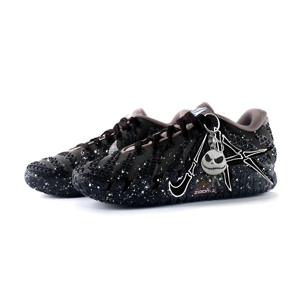 Nike Баскетбольные кроссовки Ja Morant 3 Skeleton Jack Низкие Мужские Черно-белые HF2794-200(Команда296-)