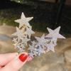Korean Version Fairy Five Pointed Stars Full of Diamond Duck Clip Elegant Bangs-Clip Side-Clip with Sky Star Clip Hair Accessory