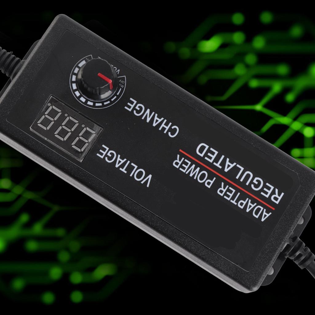 2.5A 72W DC 9V 24V Регулируемый адаптер питания Дисплей напряжения Регулятор скорости