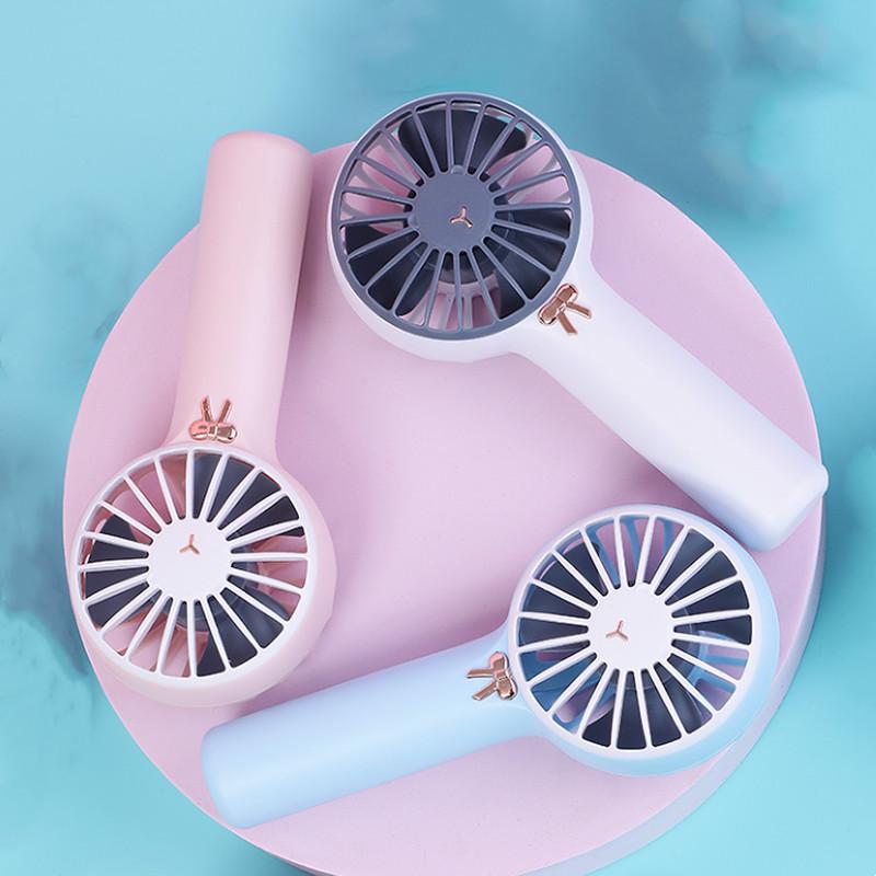 Mini Handheld 3-Speed USB Rechargeable Turbo Fan - Portable, Powerful Outdoor Small Fan