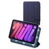 Elecom IPad mini7 (А17 Про, 2024) мини6 (2021) Чехол с магнитной адсорбцией, складной, с тремя отделениями, легкий, тонкий, Apple Pencil, сопряжение, зарядка, темно-синий TBWA21SWVPF