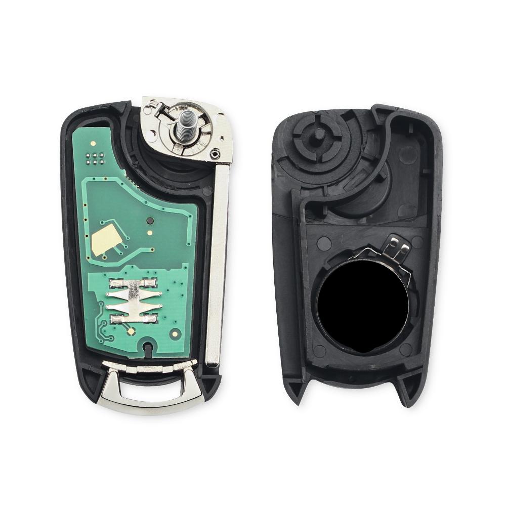 Для Vauxhall Opel Astra H Zafira B Corsa D Meriva Vectra C Signum 2 3 кнопки дистанционного ключа автомобиля выкидной ключ 433 МГц PCF7946 чип