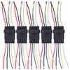 5Pcs Way Car Electrical Connector Waterproof Antiflaming Resilient Antioxidant Automotive Wire