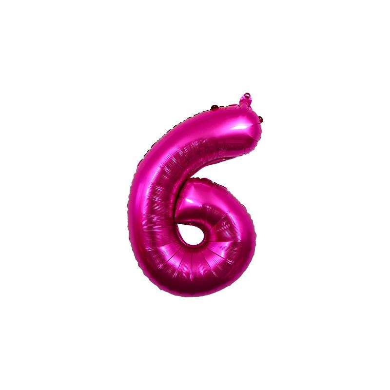32-Inch US Number Birthday Party Balloons - Individual Aluminum Film
