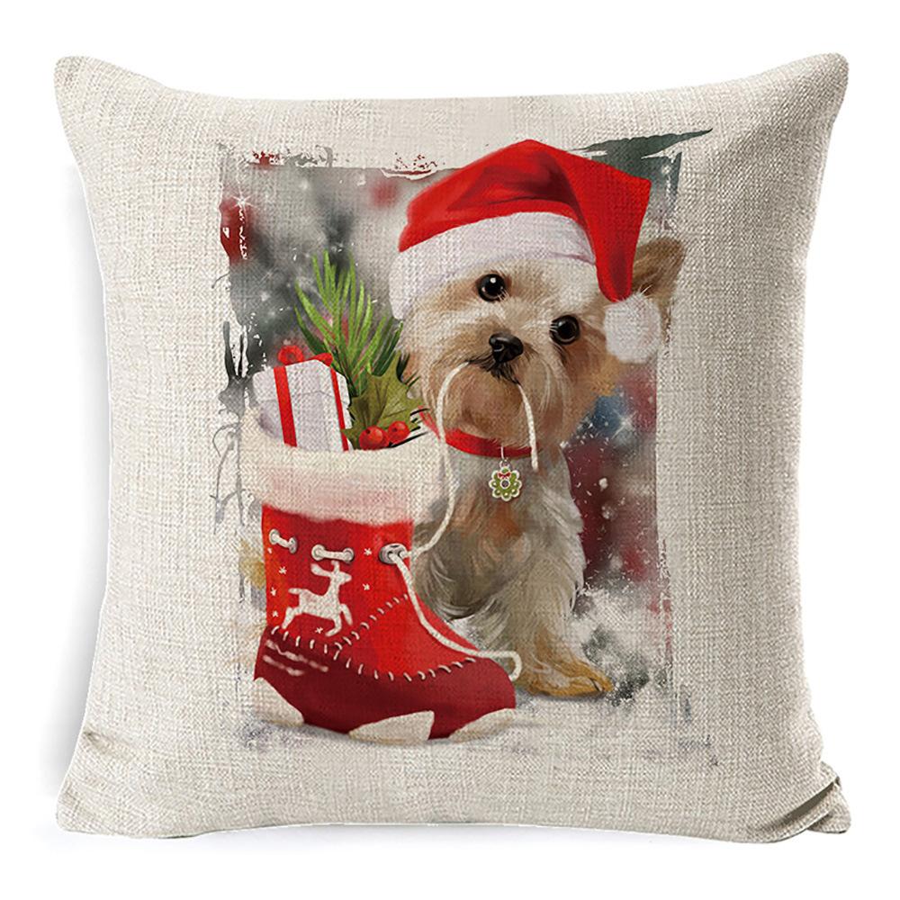 Африканское животное Льняная наволочка Подушка для офисного дивана Офисная поясничная подушка Маленькая подушка