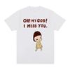 Yoshitomo Nara I Miss You Black O Neck T-shirt Pre-shrunk Cotton Unisex T Shirt New TEE TSHIRT Womens Tops
