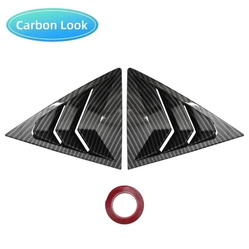 Автомобильные аксессуары для Mazda 6 2002-2016 ABS глянцевая черная задняя оконная шторка отделка оконная жалюзи боковая вентиляционная отделка 2 шт.