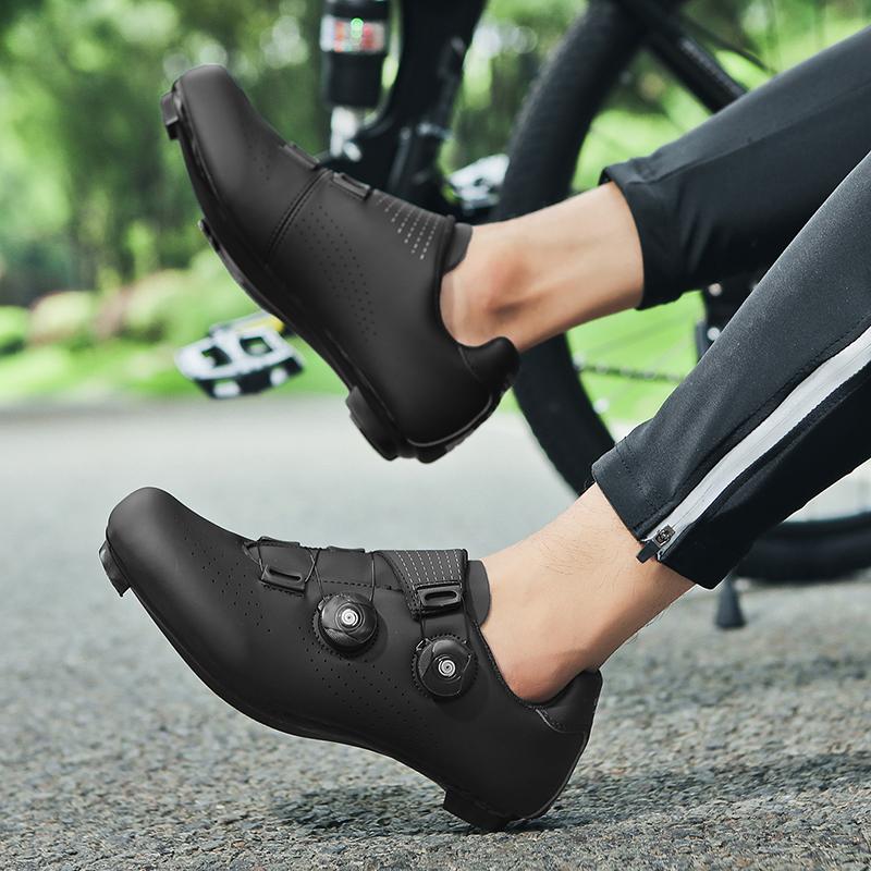New Road Unisex Cycling MTB Cleats Men Professional Self-Locking Flats Sneakers Racing Boots SPD Comfortable Women Bicycle Shoes