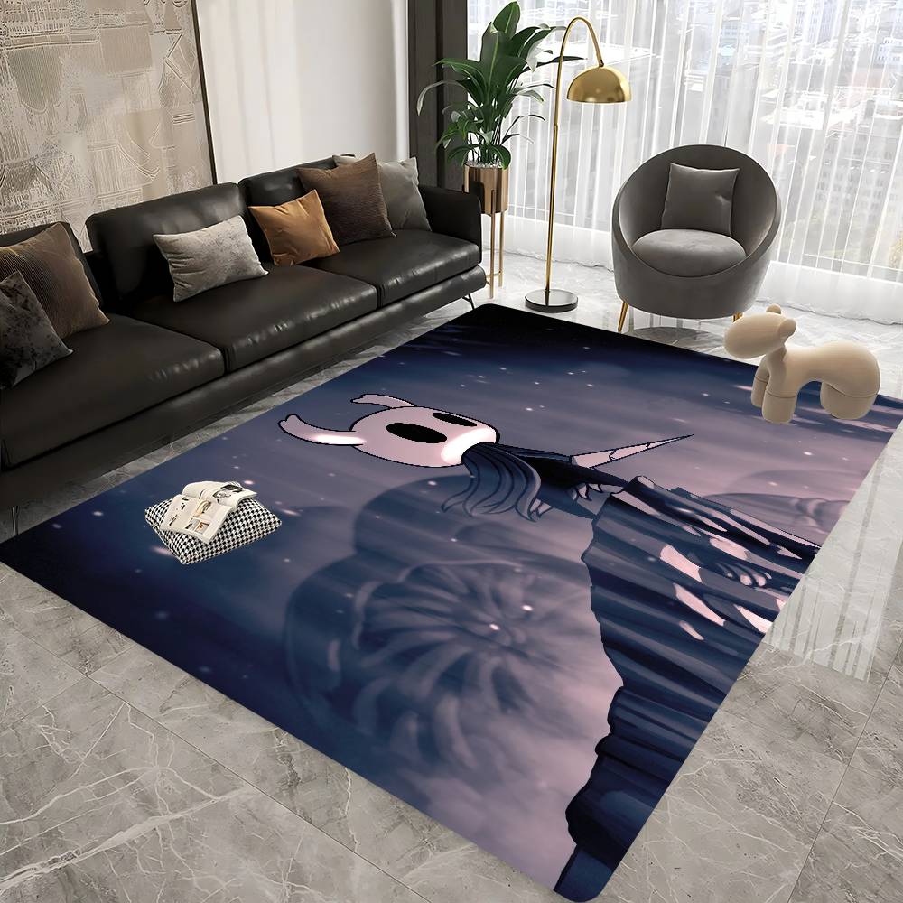 H-Hollow K-Knight Game Hallway Carpet INS Style Soft Bedroom Floor House Laundry Room Mat Anti-skid Bedside Area Rugs