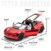1:24 Tesla Roadster Sport Car Alloy Car Model Diecasts & Toy Vehicles Toy Cars Kid Toys For Children Christmas Gifts Boy Toy