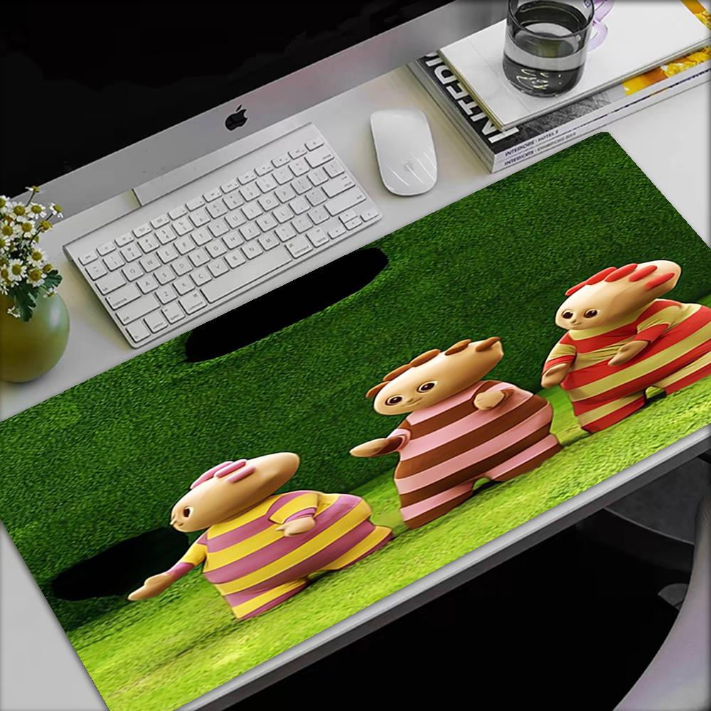 In the Night Garden Theme Mouse Pad, Non Slip Rubber Base, Multifunctional Office & Home Decor, Perfect for Workspace Personalization.