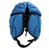 Футбольный шлем EVA с защитой от ударов и бархатной подкладкой, регулируемый тросовый футбольный шлем для взрослых, синий