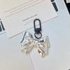 Metal Bowknot Charm Keychains Sweet Cool Pendant Hanging Ornament Keyring Backpack Decoration Jewelry for Women Girls