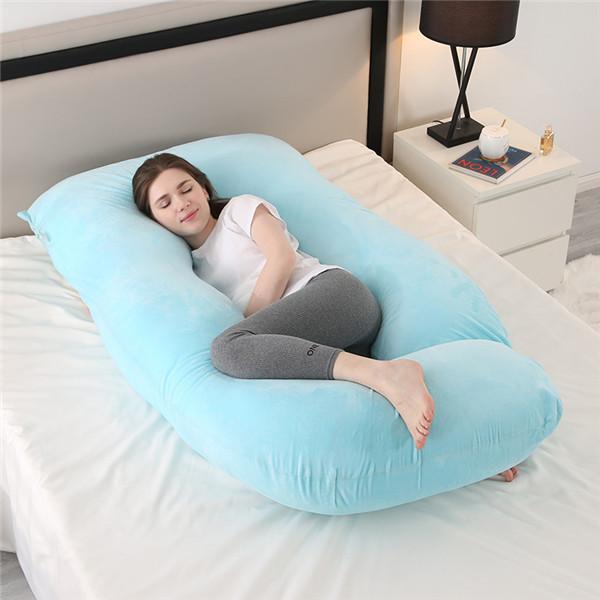 Pregnancy Pillow Sleeping Support Pillow For Pregnant Women J Shape Maternity Pillows Full Body Giant Maternity Pillow Waist Support