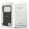 Etui Guess Peony Hot Stamp MagSafe na iPhone 17 Pro - czarne