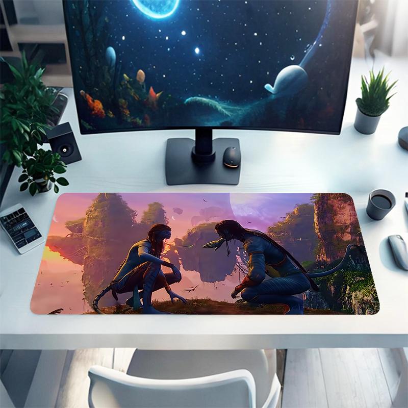 1Pc Avatar Frontiers Pandora Gaming Mouse Pad Keyboard Desk Mat Non-slip Rubber Lock Edge Waterproof Computer Mousepad for Office Home Decor Y1140