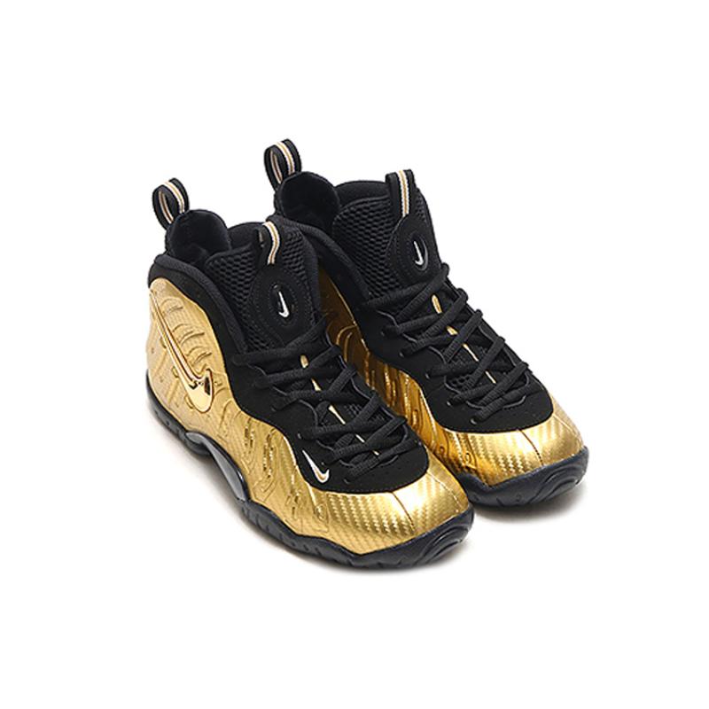 Nike Кроссовки Air Foamposite Pro Metallic Gold GS 644792-701