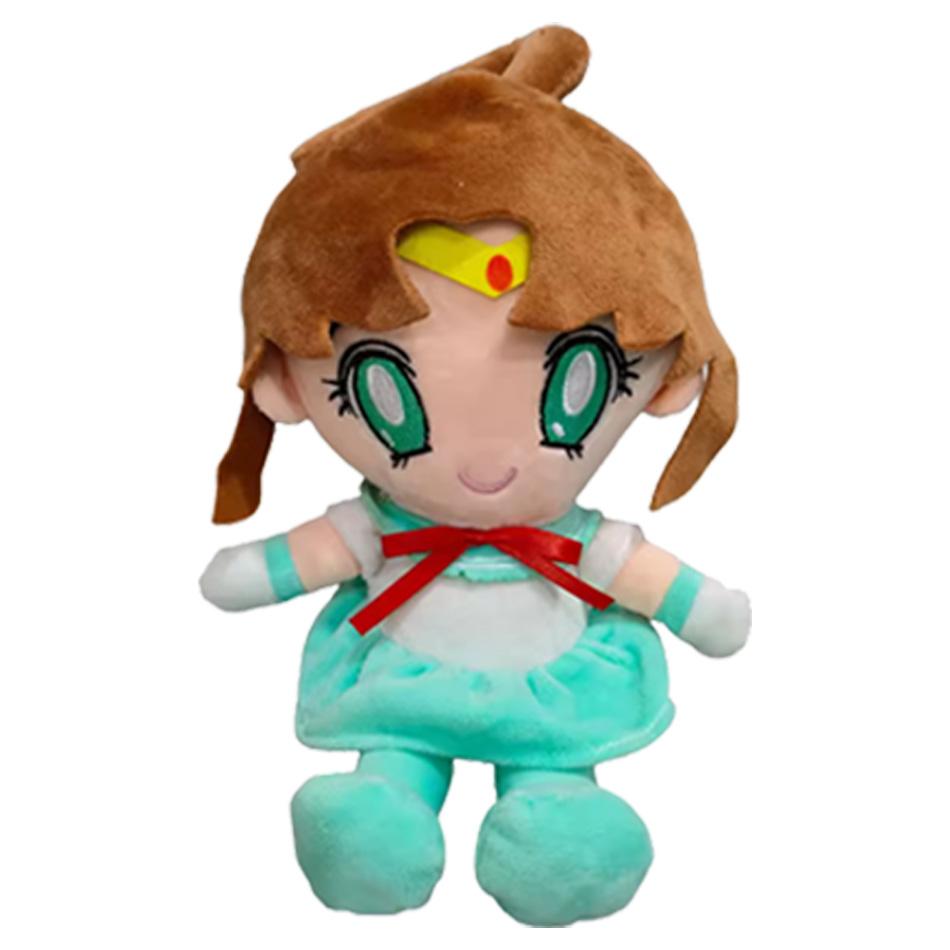 20 см Кавайная Плюшевая Лунная Кошка Аниме Кукла Милая Девочка Сердце Наполненная Игрушка для Домашнего Декора Спальни Подарок на День Рождения