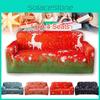 Merry Christmas Printing Sofa Covers Soft Stretch Slipcover Ideal For Home Decor