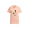 Originals Cartoon Print Round Neck Short Sleeve T-Shirt Women Tops Pink HR3472