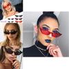 Fashionable Women Cat Eye Design Sunglasses With Retro Small Eyeglass And Uv Protection