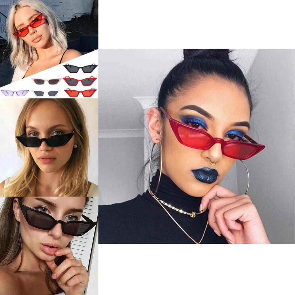 Fashionable Women Cat Eye Design Sunglasses With Retro Small Eyeglass And Uv Protection