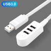 Многофункциональный 3 USB-порта, зарядное устройство, преобразователь, разветвитель кабеля расширения для ноутбука
