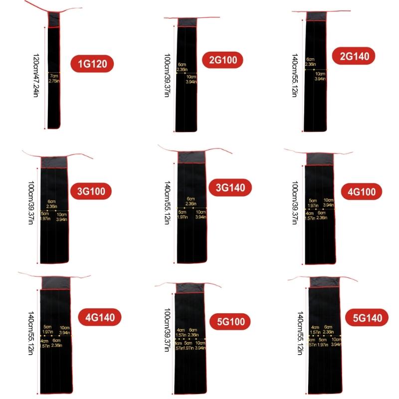 Сумка для хранения удочек, портативная сумка для рыболовных удилищ, утолщенный органайзер для удочек.