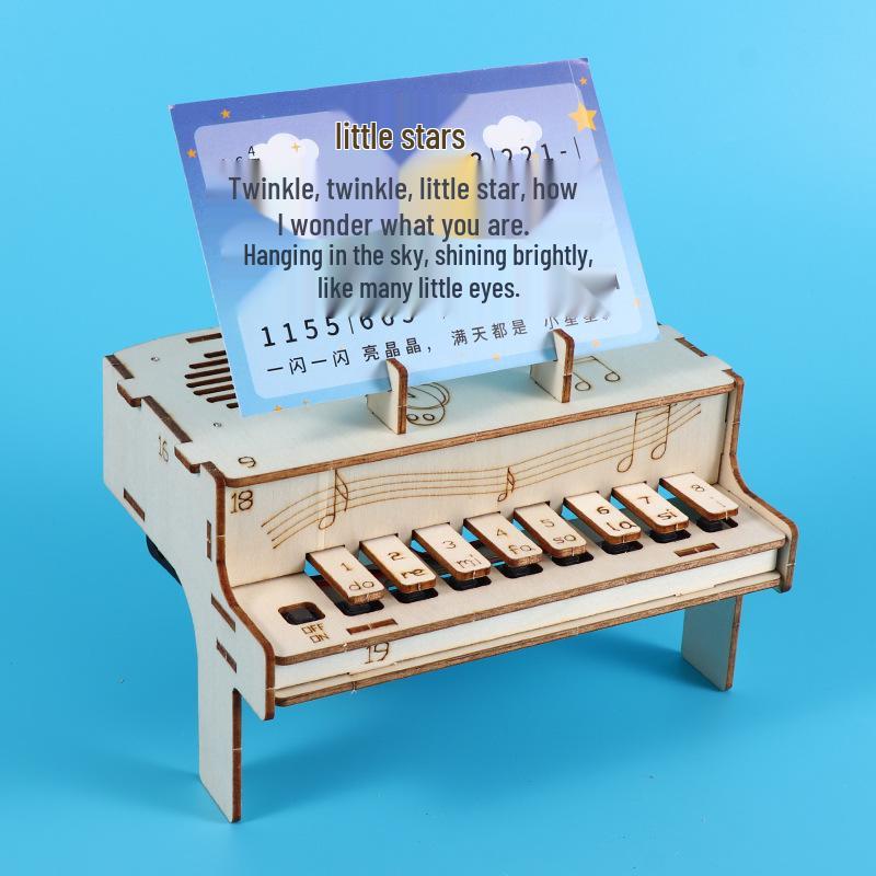 Детский образовательный электронный пианино-конструктор DIY - Эксперимент-победитель конкурса по науке