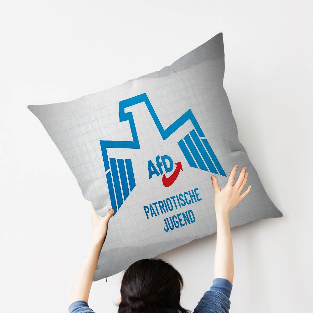 AFD Альтернативный Флаг Германии Подушка Аниме Подушка Подушка для изголовья дивана Чехол для подушки Чехол для подушки 45x45 см Мода