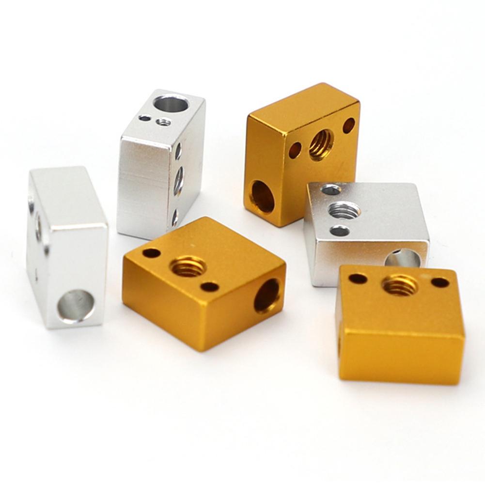 6x нагревательных блоков Hotend для экструдера Makerbot MK7 MK8 Ender 3 / CR-10S 3D-принтера