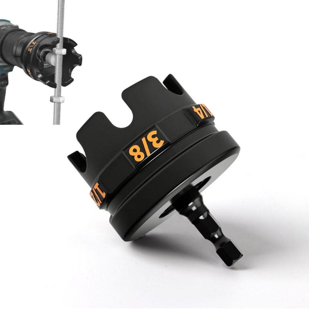 Quick-Change Nut Runner Fastener Removal Nut Socket Wrench Drill Adapter Spinning Drill