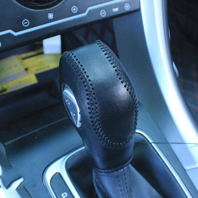 Автомобильная ручка переключения передач, чехол для Ford Mondeo Escape Kuga Ecosport Edge Focus Escort, кожаная ручка переключения передач