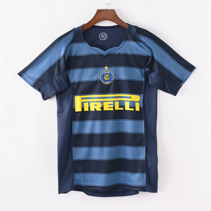 Inter Milan Retro Fan Jersey Classic Football Shirt Vintage Squad Edition Mens Soccer Uniform