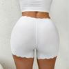 Sexy Lace Edge Seamless Safety Short Pants Summer Soft Ice Silk Breathable Short Tights Under Skirt Shorts Women Modal Underwear